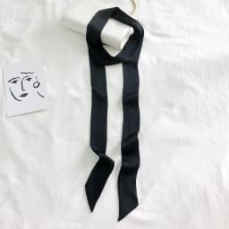 Korean Style 190*5cm Women Plain Chiffon Silk Scarf Solid Color Long Hairband Versatile Decorative Streamer Bag Tie Satin Ribbon