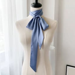 Korean Style 190*5cm Women Plain Chiffon Silk Scarf Solid Color Long Hairband Versatile Decorative Streamer Bag Tie Satin Ribbon