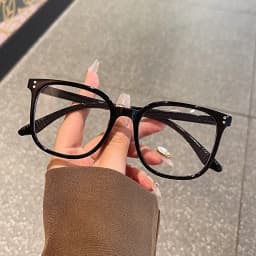1Pc/3Pcs/4Pcs/5Pcs/6Pcs European and American Classic Popular Square Frame Glasses Set Men's and Women's Fashion Glasses