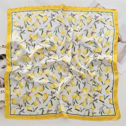 Luxury New Printed Scarves Women's Silk Scarf Spring and Summer Floral Decorations Small Neckties Hairbands Bags Wholesale