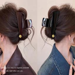 Elegant Bow Geometric Plastic Hair Claw For Women Girls Sweet Hair Ornament Hairpin Hair Clip Claw Clip Fashion Hair Accessories