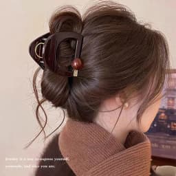 Elegant Bow Geometric Plastic Hair Claw For Women Girls Sweet Hair Ornament Hairpin Hair Clip Claw Clip Fashion Hair Accessories