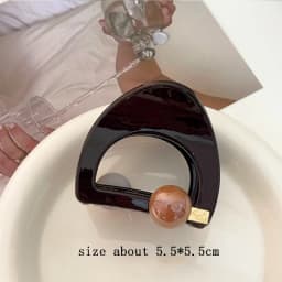 Elegant Bow Geometric Plastic Hair Claw For Women Girls Sweet Hair Ornament Hairpin Hair Clip Claw Clip Fashion Hair Accessories