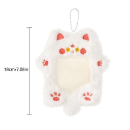 Cute Photocard Case Cartoon Bag Keychain Star Shape Photo Card Holder Student Card Holder Idol Photos Protective Cover