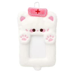 Cute Photocard Case Cartoon Bag Keychain Star Shape Photo Card Holder Student Card Holder Idol Photos Protective Cover