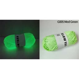 Novel Functional Yarn Glow in the Dark Polyester Luminous Chunky Yarn