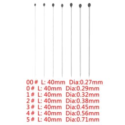 100Pcs Stainless Steel Specimen Needle Insect Pins With Plastic Box For School Lab Education Entomology Body Dissection