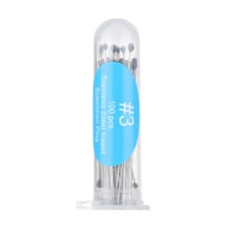100Pcs Stainless Steel Specimen Needle Insect Pins With Plastic Box For School Lab Education Entomology Body Dissection