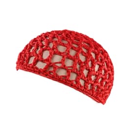 New Women's Mesh Hair Net Black Wig Caps handmade Crochet Cap Adjustable Strap Hair Net for Sleeping Turban Hat Chemo Hats