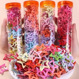 20 Colorful Star BB Hair Clips For Girls Children Lovely Hair Decorate Hairpins Barrettes Headwear Kids Hair Accessories