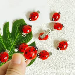 10Pcs Ladybug Hair Clips, Animal Insect Hair Clips Back To School Hair Accessories, For Hair Decoration