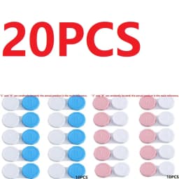 10pcs Case Lenses Colored Pupils Case Eye Lenses Set Contact Lenses Box YXYJH02