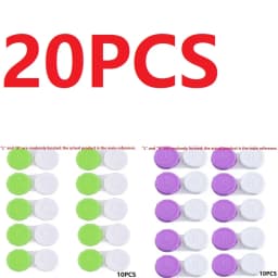 10pcs Case Lenses Colored Pupils Case Eye Lenses Set Contact Lenses Box YXYJH02