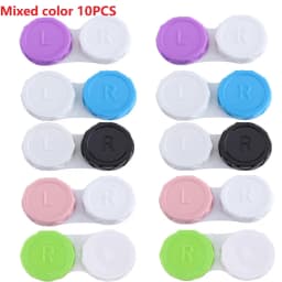 10pcs Case Lenses Colored Pupils Case Eye Lenses Set Contact Lenses Box YXYJH02
