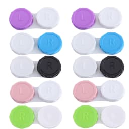 10pcs Case Lenses Colored Pupils Case Eye Lenses Set Contact Lenses Box YXYJH02