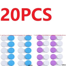 10pcs Case Lenses Colored Pupils Case Eye Lenses Set Contact Lenses Box YXYJH02