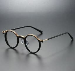 2026 New Retro Round Frame Anti Blue Light Presbyopia Glasses for Men, Business Style, High Quality Reading Glasses