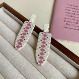 2pcs Simple Sakura Pink Seamless Hair Clip Women Acetate Sheet No Bend Bangs Clip Duckbill Clip Hairpins Hair Styling Tool