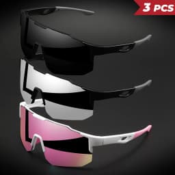 1/3pcs Men's Oversized Colorful Coating Glasses for Men Bicycle Windproof Sunglasses Outdoor Sports Motorcycy Cycling