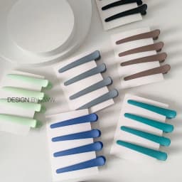 4Pcs/Set 7.8cm Barrettes Matte Solid Plastic Duckbill Hair Clips Hairpin No Trace Bangs Headwear Hair Accessories Women Girls