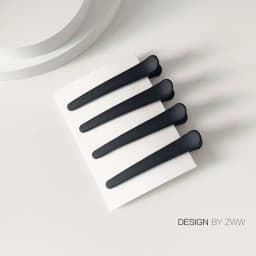 4Pcs/Set 7.8cm Barrettes Matte Solid Plastic Duckbill Hair Clips Hairpin No Trace Bangs Headwear Hair Accessories Women Girls