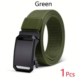 Newest Automatic Buckle Belt Canvas Tactical Waist Belt Durable Casual Outdoor Hunting Golf Adventure Training Pant Belt for Man