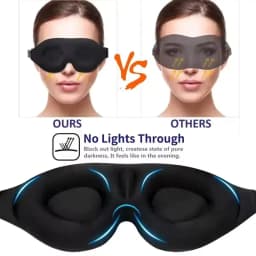 1/3/10PCS 3D Full Shading Sleep Mask Relaxing and Zero Pressure Soft and Breathable Nap Mask To Relieve Eye Fatigue
