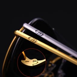 1pcs/3pcs Pilot Fashion Glasses Men Top Quality Brand Designer Tempered Glass Lens AO Pilot Fashion Glasses For Women Male