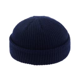 Beanie Knit Hats Fashion Men Boy Skullcap Sailor Caps Cuffs Retro Navy Short Hat Solid Color Unisex Winter Warm Cap Roll-up Edge