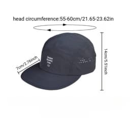 Color Block 5 Panel Baseball Cap - Embroidered Letter Quick Dry Mesh Breathable Sports Cap, Fashion Casual Lightweight Wear Hat
