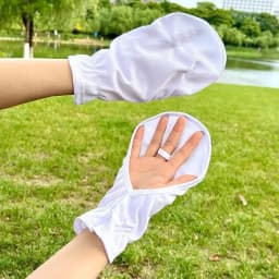 Summer Anti-sunburn Gloves Ice Outdoor Breathable Thin UV Protection Sunscreen Lady Cover Finger Gloves Cycling Sleeve Mitten