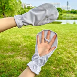 Summer Anti-sunburn Gloves Ice Outdoor Breathable Thin UV Protection Sunscreen Lady Cover Finger Gloves Cycling Sleeve Mitten