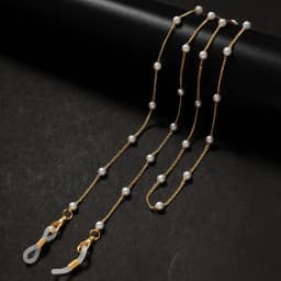 Sunglasses Masking Chains For Women Acrylic Pearl Crystal Eyeglasses Chains Lanyard Glass New Fashion Jewelry Wholesale