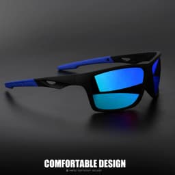 Vintage Outdoor Polarized Sunglasses Men Women Shield Lens Sports Sun Glasses PC Frame TAC Lens Wide Fit Durable UV400