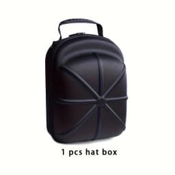 1pc Baseball Hat Travel Bag Baseball Cap Travel Case Storage Carrier Box Display Bag Eva Baseball Cap Carrying Bag