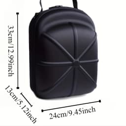 1pc Baseball Hat Travel Bag Baseball Cap Travel Case Storage Carrier Box Display Bag Eva Baseball Cap Carrying Bag