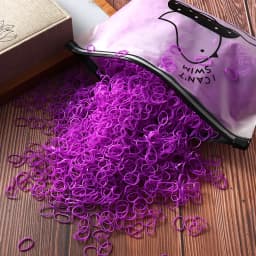 1000/2000pcs Girls Colorful Disposable Rubber Elastic Hair Band Ties Children Ponytail Holder Bands Kid Hair Accessories Leagues