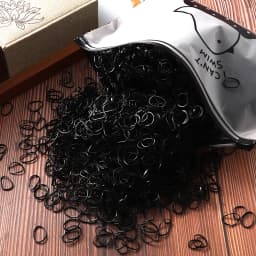 1000/2000pcs Girls Colorful Disposable Rubber Elastic Hair Band Ties Children Ponytail Holder Bands Kid Hair Accessories Leagues