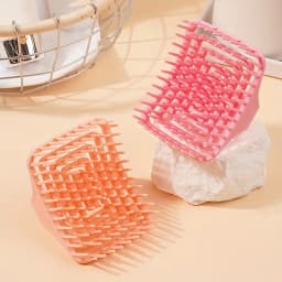 WANMEI Scalp Massage Shampoo Brush - Deep Cleansing & Exfoliation, TPEE Hollow Design, Easy Hair Care