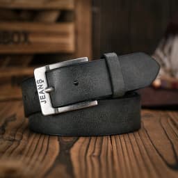 A Men's and Women's Casual Retro Belt Western Style! PU Leather Belt with Metal Buckle, Suitable for Daily Work Wear