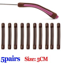 10/20pcs Glasses Anti-slip Silicone Sleeve Eye Frame Leg Drag Fixed Ear Hook Bracket Anti-drop Artifact Glasses Accessories