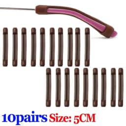 10/20pcs Glasses Anti-slip Silicone Sleeve Eye Frame Leg Drag Fixed Ear Hook Bracket Anti-drop Artifact Glasses Accessories