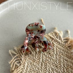 Elegant Acetate Hair Claw Medium Size Sweet Hair Clip Shark Clip Women Hair Accessories Headwear