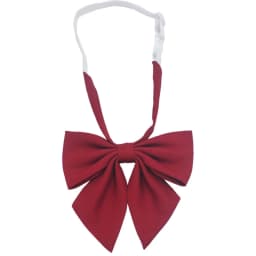 Students Red Solid Bowtie Cotton Bow Tie for Women Uniform Collar Butterfly Cravats Girls Bowties JK Shirt Dress Neck Wear Ties