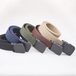 White Automatic Buckle Nylon Army Tactical Men's Belt Military Canvas Waist Belt Outdoor Strap Travel Jeans Waistband for Women
