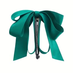 Bow Tassel Hair Clip, High-End Satin, Y2K Style, Hairstyle Decoration and Ponytail Accessory, Valentine's Day Gift