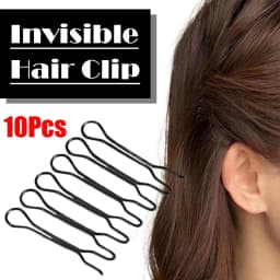 10pcs Invisible Broken Hair Hairpin Styling Accessories Bang Fixed Insert Comb Women Adult Tiara Tools Roll Curve Needle Gift