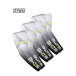 1/3Pairs Unisex Cycling Running Sports Sleeve Arm Cooling Sleeves UV Sun Protection Cuff Cover Protective Elastic Arm Sleeves