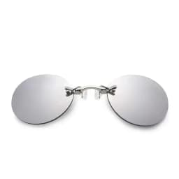  VIEWRING1-2PCS Clip On Nose Glasses Round Rimless Matrix Morpheus Sunglasses Mini Frameless Vintage Men Eyeglasses