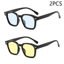 New Unisex Rectangle Vintage Sunglasses 2023 Fashion Design Retro Sun Glasses Female Lady Eyeglass Cat Eye Casual Goggles UV400